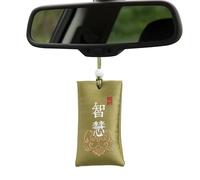 laxreheye Sacchetto di sale spirituale buddista, classico talismano cinese | collana buddista dalla Cina, design classico per speranza e protezione, ideale per armadio, auto,