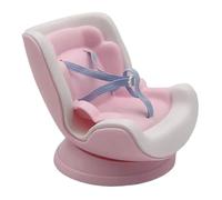 laxreheye Seggiolino Auto Seggiolino Auto - Seggiolino Auto Peluche | Ornamento Realistico per Scrivania, Clip di Ventilazione Auto Giocattolo di Peluche da Tavolo