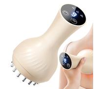 laxreheye Spazzola Elettrica Per Meridiani - Massaggio Addominale Con Spazzola Elettrica | Massaggiatore Muscolare Senza Fili Portatile per Corpo, Addominale e Pancia con Tecnologia Vibrante
