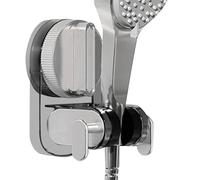 laxreheye Supporto per soffione con - Supporto per manico doccia con montaggio a parete | Supporto regolabile per soffione doccia per anziani o con mobilità ridotta