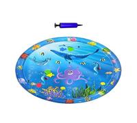 laxreheye Tappetino d'acqua per gatti, giocattolo per gattini, 99 x 99 cm, per cani interattivi, con pompa, per giardino, esterni, prato, casa, interni, animali domestici, cuccioli, gattini nella