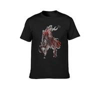 LAXTO Hellboy Demon T-Shirt Unisex Black Mens Tees XL