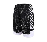 Lay U HOME Basket Pantaloni Uomo Sciolto Over-The-Ginocchio Cinque-Point Beach Asciugatura Rapida Esecuzione di Allenamento Fitness Sport Pantaloncini Estivi