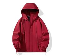 Lay U Home Giacca Impermeabile Singola per Esterni, Unisex, per Coppie, Comoda e Impermeabile, Stile Giacca da Lavoro o Trench per Donna, Giacca Casual per Uomo