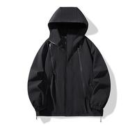 Lay U Home Giacca Impermeabile Singola per Esterni, Unisex, per Coppie, Comoda e Impermeabile, Stile Giacca da Lavoro o Trench per Donna, Giacca Casual per Uomo