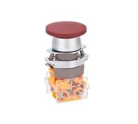 LAY39-11MD Pulsante a testa a fungo auto-reset illuminato giallo CA/CC 36 V
