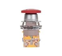 LAY39-11MD Pulsante a testa a fungo auto-reset illuminato rosso CA/CC 36 V