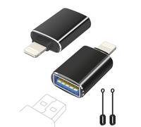layajia Adattatore da Lightning a USB, Cavo da Lightning Maschio a USB Femmina per iPhone 14 13 12 11 Pro Max, Adattatore OTG per iPhone che Supporta Unità Disk, Mouse, Tastiera, Hub, Fotocamera