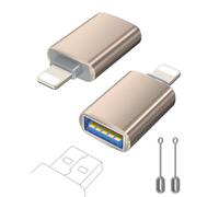 layajia Adattatore da Lightning a USB, Cavo da Lightning Maschio a USB Femmina per iPhone 14 13 12 11 Pro Max, Adattatore OTG per iPhone che Supporta Unità Disk, Mouse, Tastiera, Hub, Fotocamera