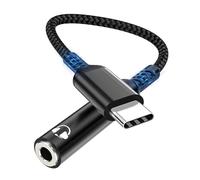 layajia Adattatore USB C a Jack 3.5mm, Adattatore Cuffie USB Type C a Jack 3.5mm Aux Compatibile con iPhone 16/16Pro/15 Pro Max/15 Plus Samsung Galaxy S25/S24/S23 Xiaomi 9/8 iPad Pro Google Pixel 8/7