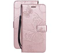 Laybomo Cover per Samsung Galaxy A32 4G, Custodia in Pelle per Galaxy A32 4G Portafoglio Magnetico Protezione con Porta Carta di Credito, Morbido TPU Silicone Custodia Samsung Galaxy A32 4G (OroRosa)