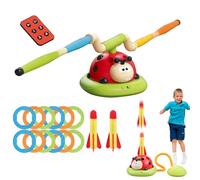 Laybug Jump Rocket Launcher-Game 3 In 1 Con Musica, Set Di Giocattoli Per Bambini All'aperto | Attrezzatura Da Attività Di Allenamento Per Bambini Di Età Compresa Tra 1 E 5, Divertente Gioco Da Giardi