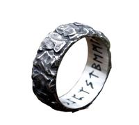 LAYCHEN Odin Norse Amulet Rune Couple Incontri Anelli Vichinghi per Uomo Donna Gioielli retrò per Regalo