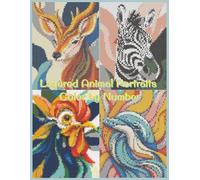 Layered Animal Portraits Color by Number: 40 Bold Ribbon Art Animals for Relaxation and Creative Coloring