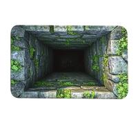 Layered Illusion Rug - Accent Area Rugs | 50x80cm Compact Illusion Carpet With Interior Floor Coverage, Optical Mat For Entrance Setup, Indoor Visual Rug, Themed Hole Carpet With Hallway Decor