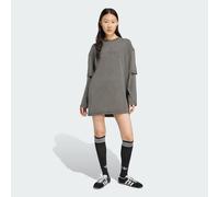 Layered Long-Sleeve Tee Dress Utility Black S
