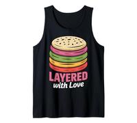 Layered with Love, Motivo a Forma di Macaron Canotta