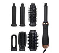 Layhou [6 in 1] Spazzola Ad Aria Calda Multifunzione & Air Styler, Spazzola Asciugacapelli, Rivestite In Ceramica, Pettine ad calda, Spazzola Rotante, Per Asciuga, Lisciare e Volume Capelli Dryer