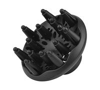 Layhou Diffusore universale per asciugacapelli per capelli ricci ondulati Attacco per asciugacapelli per ugello per asciugacapelli da 1,77 pollici Asciuga i capelli in modo molto uniforme, nero