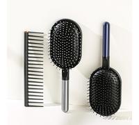 Layhou Set di 2 pettini a denti larghi per massaggio del cuoio capelluto con cuscino d'aria spazzola per capelli antistatico antiscivolo pettine liscio