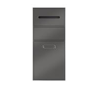 LaYiQimn Nicchia Doccia Doccia a Parete in Acciaio Inox con cestello, Doppio ripiano per Bagno e Hotel (Grigio 67x30x14cm a)