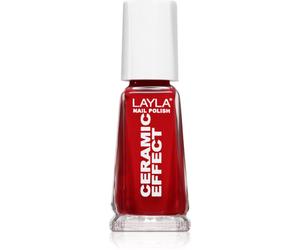 Layla Cosmetics Ceramic Effect smalto per unghie colore N.6 Milan Red 10 ml