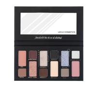 Layla Cosmetics # Freevola Palette di 12 ombretti di 3 finish Eyeshadows
