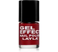 Layla Cosmetics Gel Effect gel smalto colore N.06 Power Red 10 ml