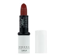Layla Cosmetics - Immoral Shine Lipstick Rossetti 1 pieces Rosso scuro female