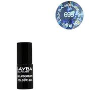 LAYLA LAYBA SMALTO GEL POLISH BLUE DUEL BLING 699