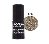 LAYLA LAYBA SMALTO SEMIPERMANENTE GEL POLISH BEIGE GLITTER 688