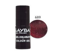 LAYLA LAYBA SMALTO SEMIPERMANENTE GEL POLISH DEEP RED 689