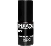 LAYLA ONE STEP Smalto Semipermanente in Gel 3-in-1 Veloce e Facile Applicazione Durata 3 Settimane Alta Pigmentazione Senza Strato di Dispersione 5ML Layla Cosmetics N.2 BLACK (Nero)