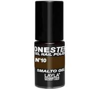 LAYLA ONE STEP Smalto Semipermanente in Gel 3-in-1 Veloce e Facile Applicazione Durata 3 Settimane Alta Pigmentazione Senza Strato di Dispersione 5ML Layla Cosmetics N.10 RED IN BROWN (Marrone)