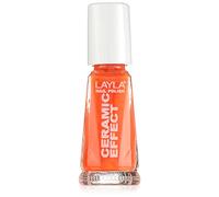 LAYLA SMALTO LAYLA CERAMIC EFFECT FLUO N.109 Neon Fluo, Colore Fluorescente Smalto Unghie Estate 10ml