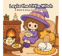 Layla the Little Witch: A Bold & Easy Coloring Book
