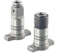 Laymotric 2 pezzi 1/4 di pollice Hex Shank alterer Set, doppio uso albero chiave e albero driver, metallo collisione chiave Socket Holder per Cordless Drill Bit entranceories,