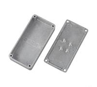 Laymotric Contenitore elettrico in alluminio pressofuso, custodia per strumenti, custodia per strumenti, grado di impermeabilità IP54, scatola elettronica resistente con coperchio a vite, per uso