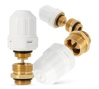 Laymotric Nucleo della valvola del collettore termostatico in ottone, valvola ad ago automatica di ritorno a molla M30x1.5 per sistema di controllo della temperatura del riscaldamento a pavimento