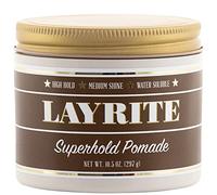 Layrite Superhold Pomata 297g | Presa Forte | Solubile in Acqua | Lucentezza Media