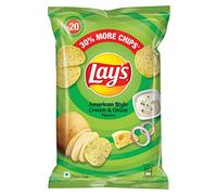 Lay's American Style - Patatine fritte alla crema e cipolla, confezione da 6