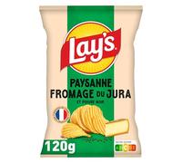 LAY'S Chips Paysanne Sapore Formaggio del Giura e Pepe Nero 120g