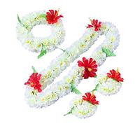 Layseri, collana hawaiana con fiore Luau Jumbo, Mahalo floreale, Leis, laurea, matrimonio, Leis, poliestere, senza pietre preziose
