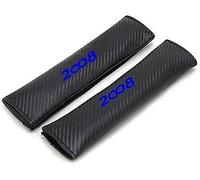 LAYSSA 2 Pezzi Auto Imbottiture Cinture di Sicurezza per Peugeot 2008, Copri Cintura di Sicurezza per Copertura Protezione della Spalla Comfort Morbido,B Blue