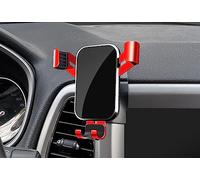 LAYSSA Porta Cellulare da Auto per Jeep Compass 2017-2020, Antivibrazione Supporto Cellulare Auto, 360° Rotazione Flessibile, Portacellulare Universale per Auto,C Red