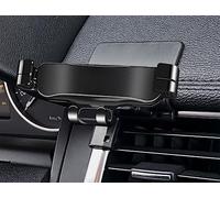 LAYSSA Porta Cellulare da Auto per Land Rover Range Rover Sport 2005-2013, Antivibrazione Supporto Cellulare Auto, 360° Rotazione Flessibile, Portacellulare Universale per Auto,A Black