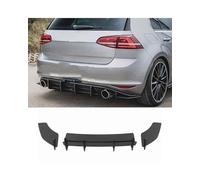 LAYYSD Auto Spoiler Posteriori per Golf 7 per VII per MK7 per GTI 2014-2017 Diffusore per Labbro Posteriore Dell'auto Paraurti Posteriore Dell'auto Diffusore Spoiler Splitter Spoiler Auto