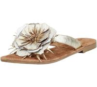 Lazamani Hilde Flower LA33796 - Pantofole da donna, gold, 37 EU
