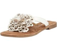 Lazamani KIRA Flower LA33794 - Ciabatte da donna, bianco, 40 EU