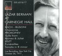 Lazar Berman - Lazar Berman At Carnegie Hall